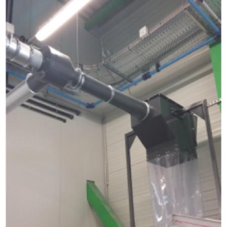 Achat Installation pour l'aspiration de déchets sur machine dans l'industrie