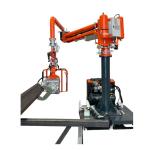 Bras zéro gravité mobile pour manipulation de billettes d'acier - ATIS Srl