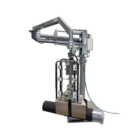 Manipulateur retourneur de rouleau de film plastique