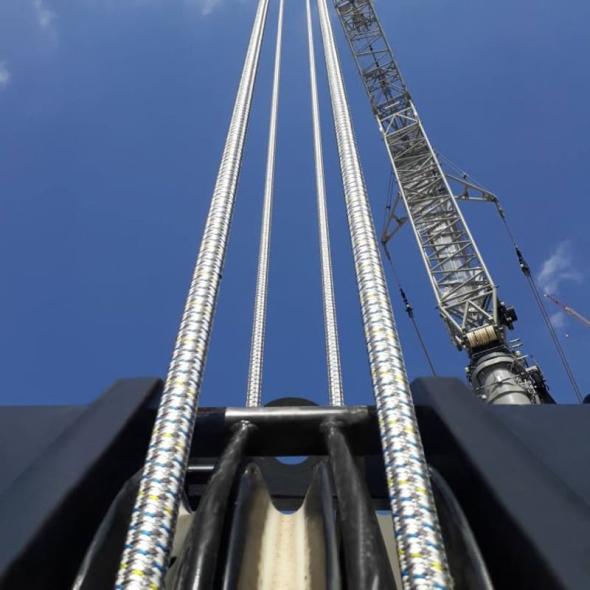 Prix Câble de levage en fibres pour grue à tour - soLITE®
