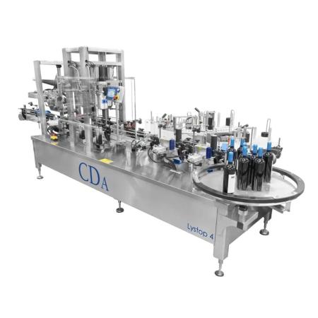 Étiqueteuse sertisseuse automatique de bouteilles de vin Lystop 4