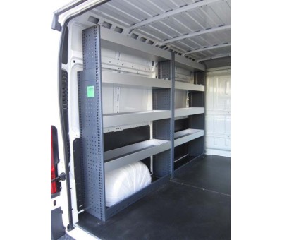 Amenagement utilitaire Peugeot Partner en alu/acier