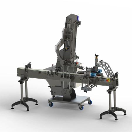 Machine de distribution et dépose de couvercles automatique | DistriCap