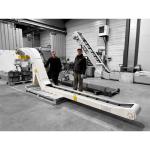 Tapis récupérateur de copeaux d'usinage avec liquides de coupe - AL INDUSTRIE