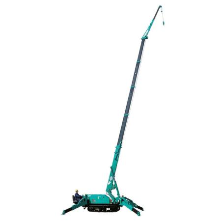 Mini grue araignée à stabilisateurs 3,8 Tonnes 17 mètres MC405CRM