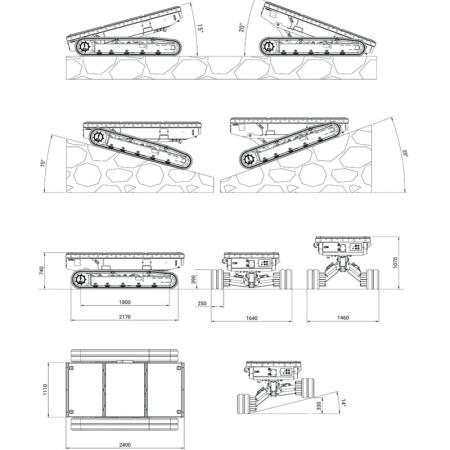 Fabricant Transporteur sur chenilles auto niveleur  MULTI-LOADER 3.0 BL