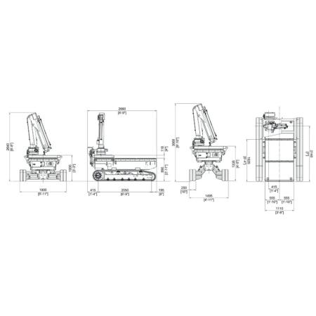 Fabricant Transporteur sur chenille électrique 6T - MULTI-LOADER 6.0 BL