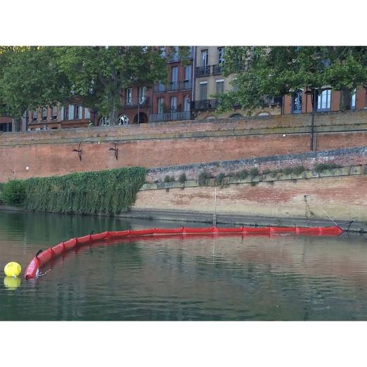 Barrage flottant antipollution - polyester enduit PVC - DIFOPE