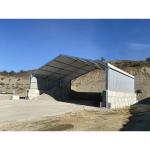 Auvent de stockage pour le vrac industriel LAURALU - LAURALU