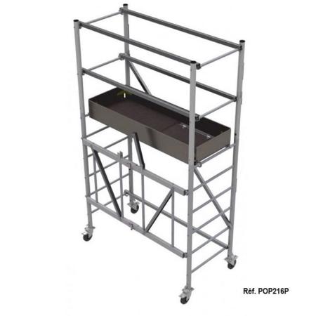 Echafaudage roulant en aluminium et base pliante - PROPLI