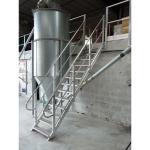 Escalier et garde-corps pour accès à une mezzanine - ESC SP-A - ABA ECHELLES