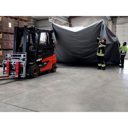 Vente Couverture anti-feu pour chariot élévateur avec batteries - 6 x 8 m (DIFOPE)