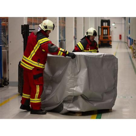 Achat Couverture anti-feu pour caisse palette batteries Lithium 1,25 x 0,85 x 1,16 m