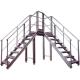 Passerelle acier inoxydable pour zone de production