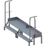 Plateforme d’accès structure inox AISI 304L. - SCHWEYER