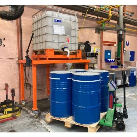 Achat Table inclinable fixe ou mobile pour soutirage de Cuve IBC Palbox