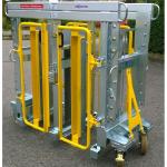 Portique pour train logistique d'embases roulantes - GroupeLean FRANCE