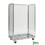 Roll conteneur 3 côtés - longueur 1150 mm - 400 kg - ACTIVERGO