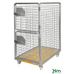 Roll conteneur avec socle bois - longueur 1200 mm - 800 kg - ACTIVERGO