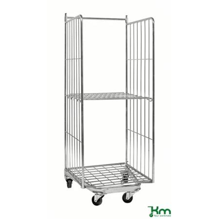 Roll conteneur emboîtable 2 à 4 côtés - longueur 800 mm