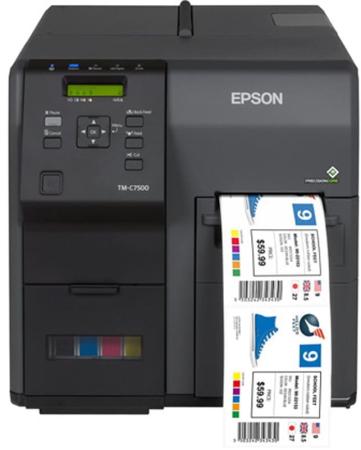 Imprimante couleur Epson CW C7500G Gloss - étiquettes brillantes