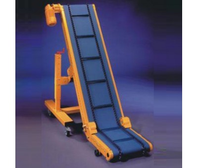 Convoyeur élévateur à coude en acier verni