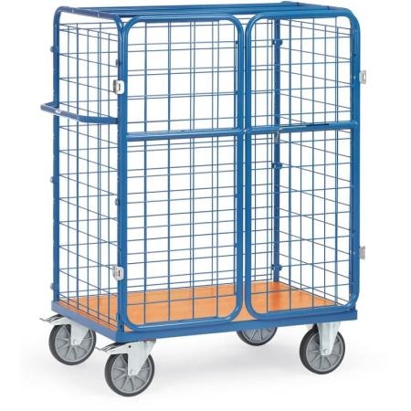 Devis Chariot grillagé pour colis à portes battantes et/ou toit