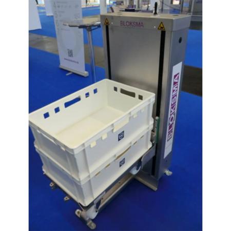 Vente Élévateur Inox BLOKSMA - Empileur dépileur de bacs (GroupeLean FRANCE)