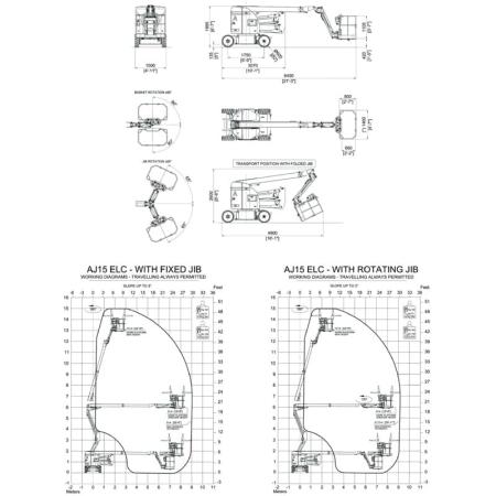 Vente Nacelle articulée automotrice électrique 15 m - AJ15 ELC (NACELEXPERT)