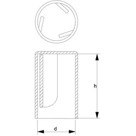 Achat Cape à ailettes PCR pour protection de goujons