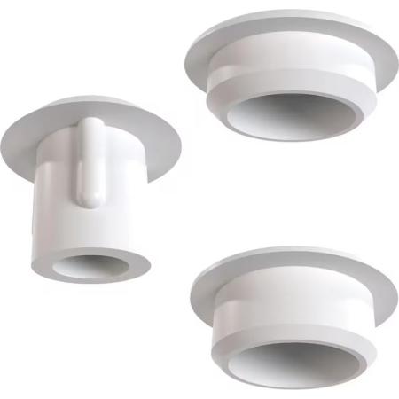 Cache-vis plastique pour panneau de particules