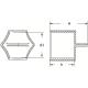 Devis Cape hexagonale de protection plastique