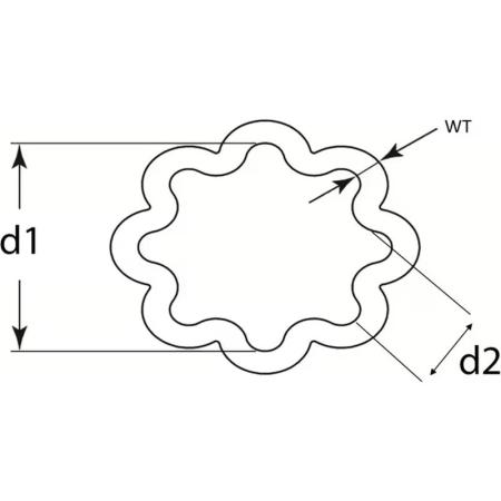 Achat Tube de masquage en étoile silicone