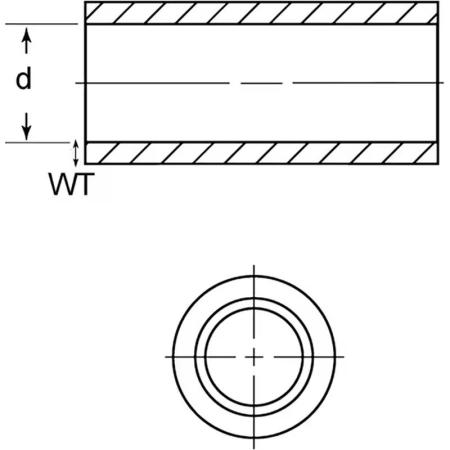 Achat Tube de masquage droit réutilisable