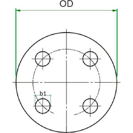 Achat Disque de protection de bride avec trous pour passage de boulons