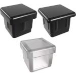Patins carrés emboitables - plastiques - ESSENTRA
