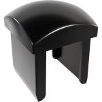 Embout métallique pour tube carré - forme dôme - ESSENTRA