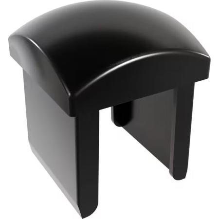 Embout métallique pour tube carré - forme dôme