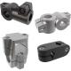 Noix de serrage de tubes ronds bidirectionnelle