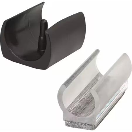 Patin plastique emboitable pour tube - base en feutrine