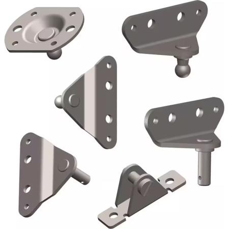 Fixations et supports de montage pour ressort pneumatique