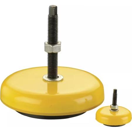 Support anti-vibration à tige filetée pour machine