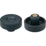 Bouton moleté en diamant - fileté M5 M12 - ESSENTRA
