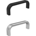 Poignée de traction aluminium ovale - ESSENTRA