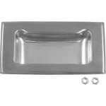 Poignée encastrée inox à visser - ESSENTRA