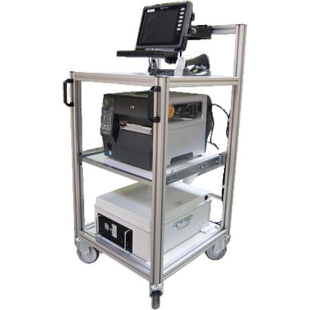 Chariot informatique d'étiquetage et d'inventaire POWERTEC 1