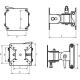 Devis Bras de fixation orientable pour écran en milieu alimentaire SCREENFIX inox