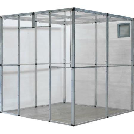 Système d'assemblage pour sas et zone d'assainissement modulaire "Assembly"