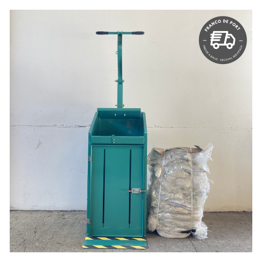 Presse manuelle mobile 20 kg pour films plastiques - V25M - DECOVAL SERVIPACK
