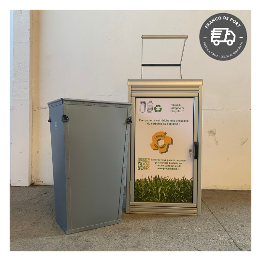 Compacteur manuel pour canettes et bouteilles plastiques - C35M